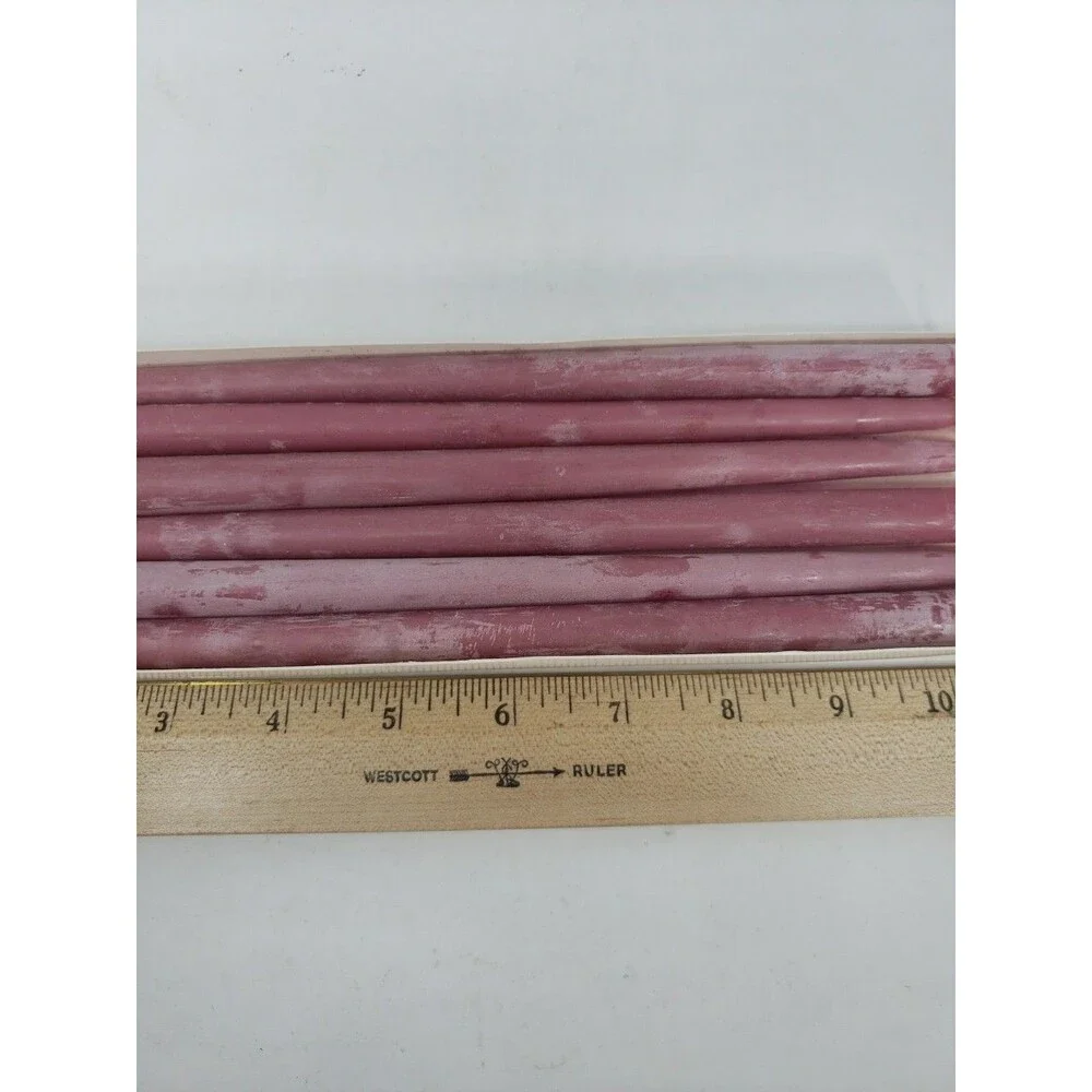 Vintage Hallmark Raspberry Hostess Tapers 10